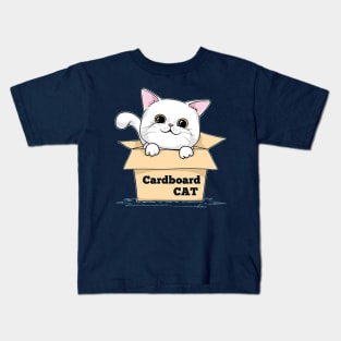 cardboard little cat Kids T-Shirt